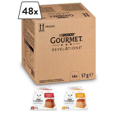 GOURMET Revelations Mousse Rind & Huhn 48x57g GOURMET Revelations Mousse Rind & Huhn 48x57g