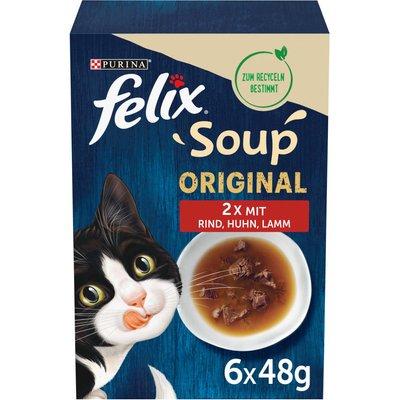 FELIX Soup Geschmacksvielfalt vom Land mit Rind, Huhn und Lamm FELIX Soup Geschmacksvielfalt vom Land mit Rind, Huhn und Lamm
