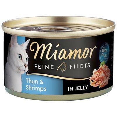 Miamor Feine Filets in Jelly Thunfisch und Shrimps 100g Dose Miamor Feine Filets in Jelly Thunfisch und Shrimps 100g Dose
