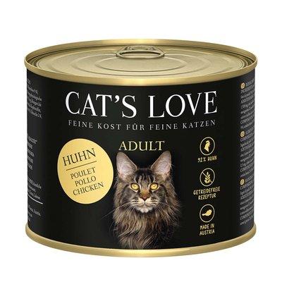 Cat's Love Nassfutter Huhn Pur mit Leinöl und Brennnessel Cat's Love Nassfutter Huhn Pur mit Leinöl und Brennnessel