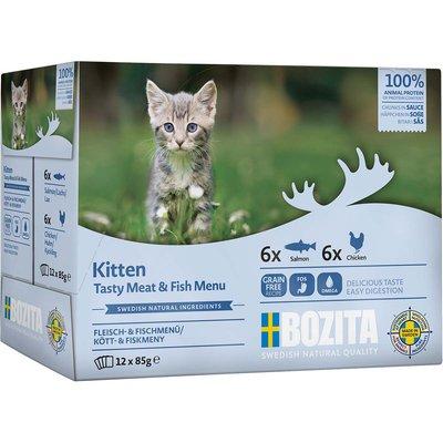 Bozita Pouch HiS Multibox Fisch&Fleisch Kitten 12x85g Bozita Pouch HiS Multibox Fisch&Fleisch Kitten 12x85g