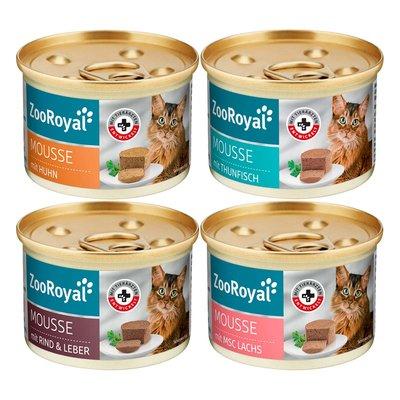 ZooRoyal Mousse Mixpaket Fisch, Rind & Huhn 24x85g ZooRoyal Mousse Mixpaket Fisch, Rind & Huhn 24x85g