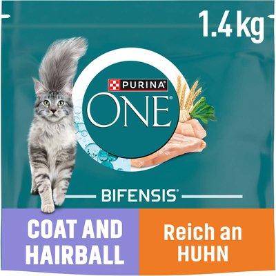 PURINA ONE BIFENSIS COAT & HAIRBALL Huhn 1,4kg PURINA ONE BIFENSIS COAT & HAIRBALL Huhn 1,4kg