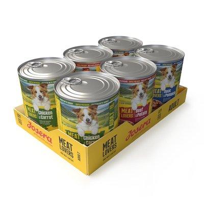 Josera Meat Lovers Adult Menu Multipack 6x800 g Josera Meat Lovers Adult Menu Multipack 6x800 g
