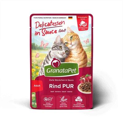 GranataPet Delicatessen in Sauce Rind PUR 100g GranataPet Delicatessen in Sauce Rind PUR 100g