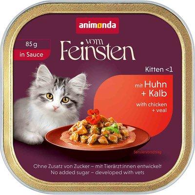 animonda vom Feinsten in Sauce Kitten mit Huhn + Kalb animonda vom Feinsten in Sauce Kitten mit Huhn + Kalb