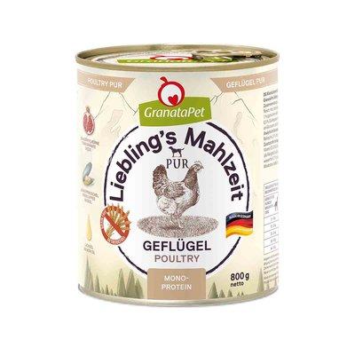 GranataPet Hund - Liebling´s Mahlzeit PUR Geflügel 800g GranataPet Hund - Liebling´s Mahlzeit PUR Geflügel 800g