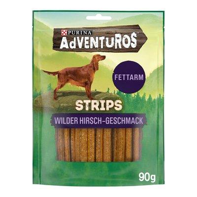 Purina AdVENTuROS Strips, Hundeleckerli fettarm mit Hirschgeschmack Purina AdVENTuROS Strips, Hundeleckerli fettarm mit Hirschgeschmack