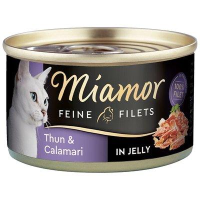 Miamor Katzenfutter Feine Filets in Jelly Thunfisch und Calamari Miamor Katzenfutter Feine Filets in Jelly Thunfisch und Calamari