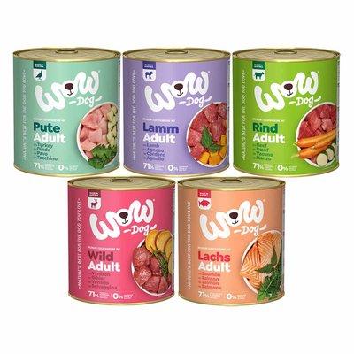 WOW Dog Mixpaket Adult 30x800g WOW Dog Mixpaket Adult 30x800g