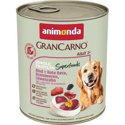 animonda GranCarno superfoods Rind + rote Bete + Brombeere + Löwenzahn animonda GranCarno superfoods Rind + rote Bete + Brombeere + Löwenzahn