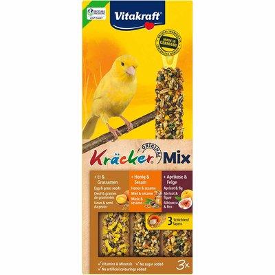 Vitakraft Kräcker Trio mit Ei, Frucht und Honig für Kanarienvögel Vitakraft Kräcker Trio mit Ei, Frucht und Honig für Kanarienvögel