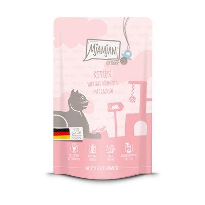 MjAMjAM - Quetschie - Kitten saftiges Hühnchen mit Lachsöl MjAMjAM - Quetschie - Kitten saftiges Hühnchen mit Lachsöl