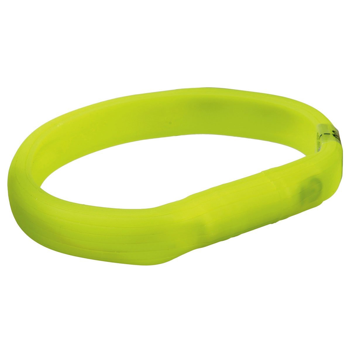 Trixie Flash Leuchtband USB Silikon grün M-L