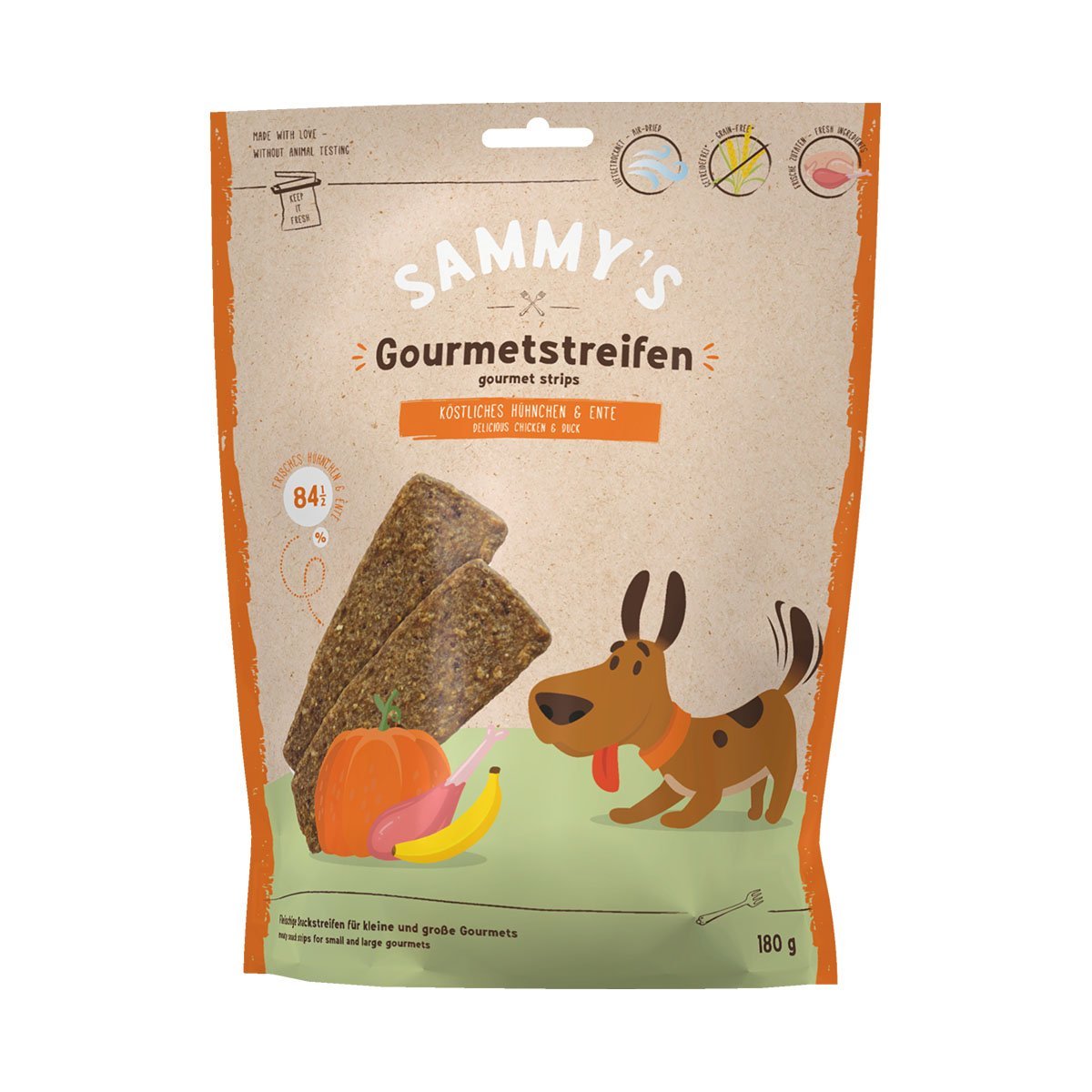 Sammy´s Gourmetstreifen Hühnchen und Ente 180g