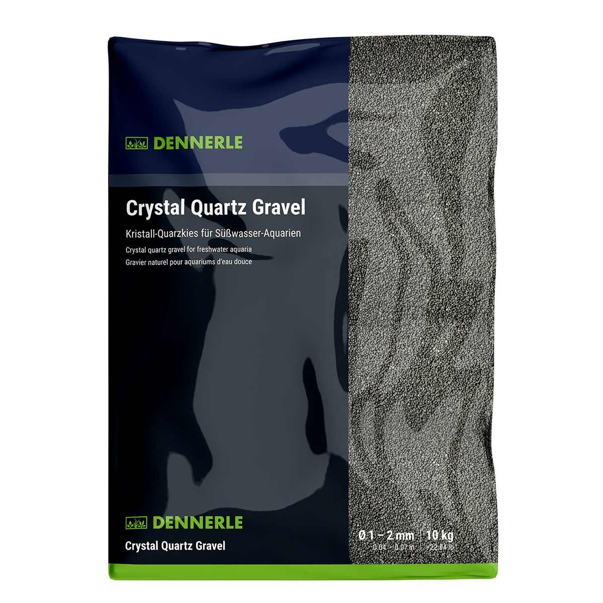 Dennerle Kristall-Quarzkies 10 kg diamantschwarz