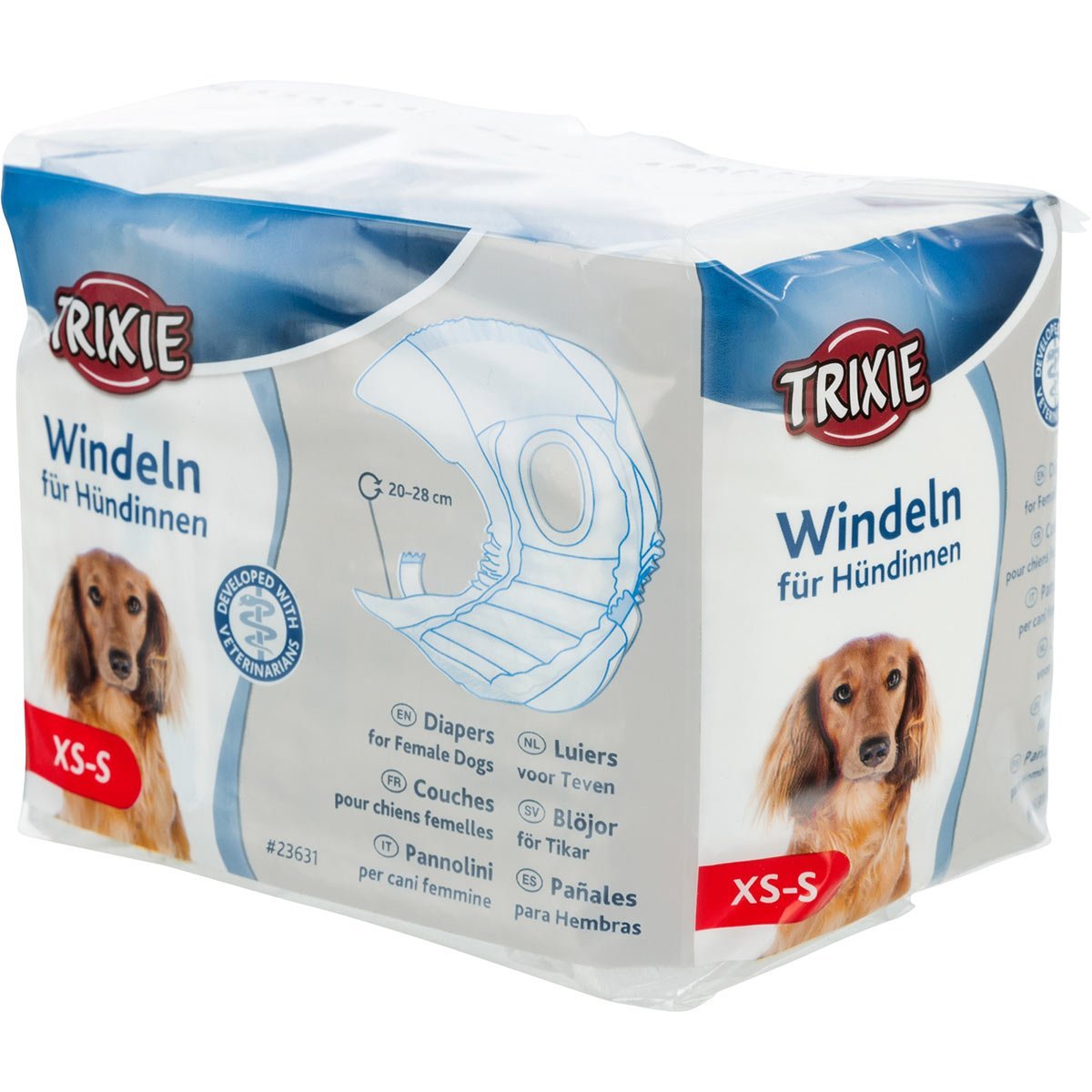 Trixie Windeln für Hündinnen XS-S: 20-28 cm