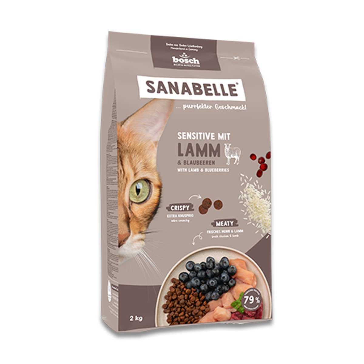 Sanabelle Sensitive with Lamb & Blueberries - 2kg
