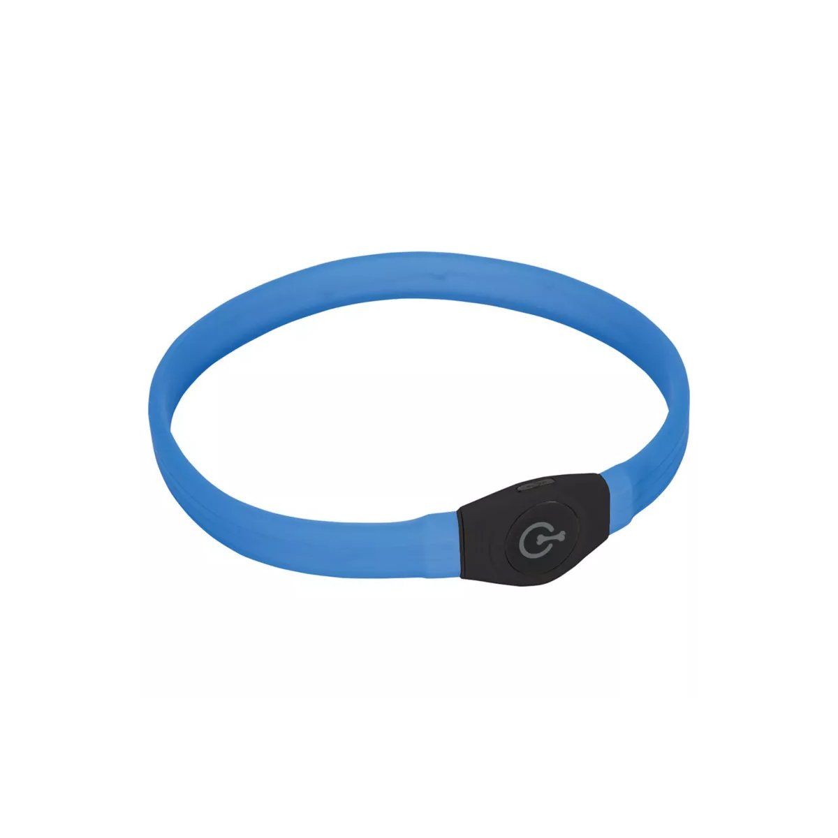 Karlie Visio Light LED Leuchthalsband Langhaar blau