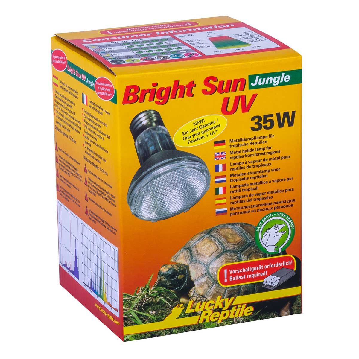 Lucky Reptile Metalldampflampe Bright Sun UV Jungle 35
