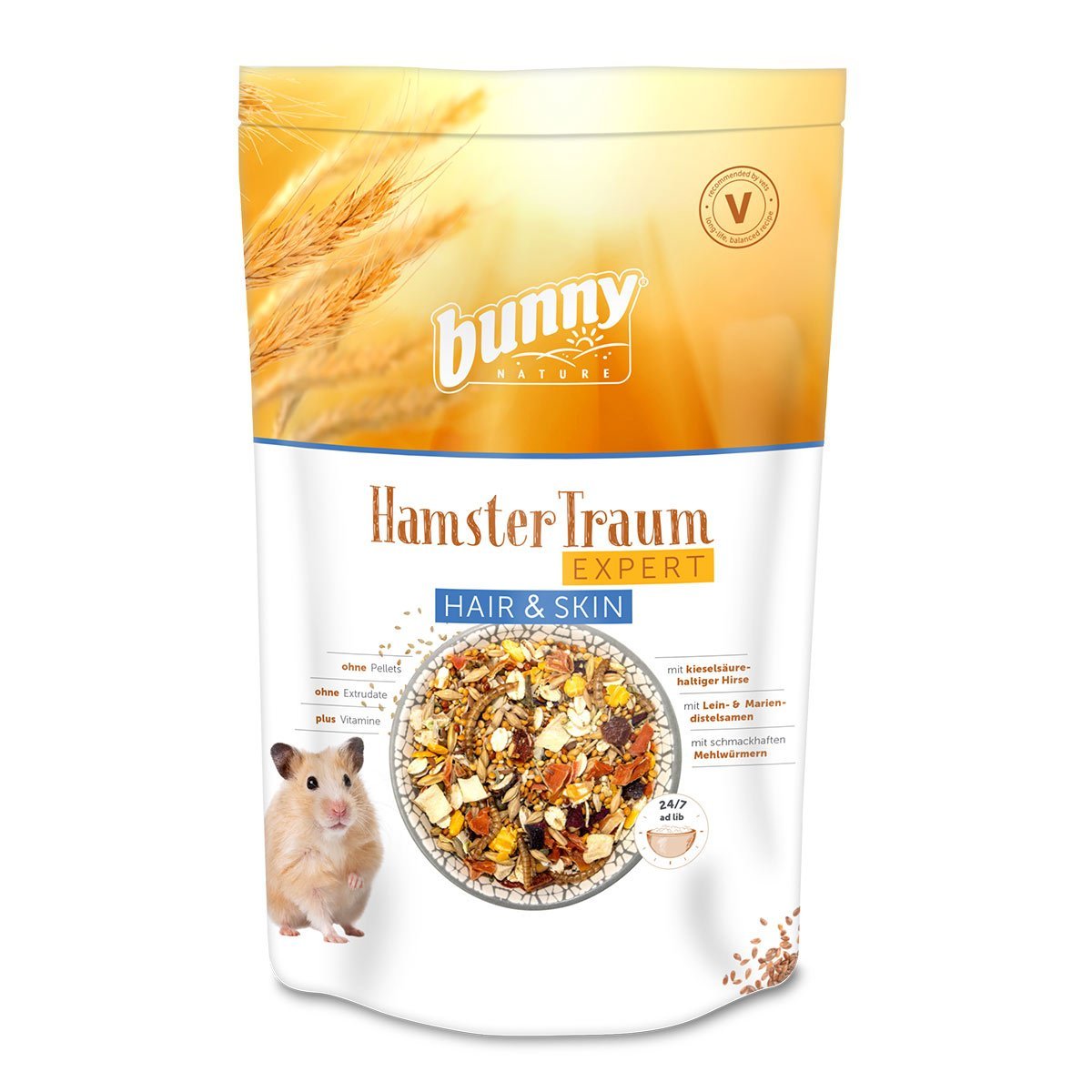 Bunny HamsterTraum EXPERT Hair und Skin 500g