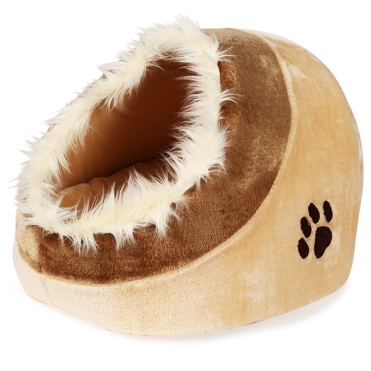 Abri Douillet Minou, 41 × 30 × 50 Cm, Beige/Brun - Mon Animalerie