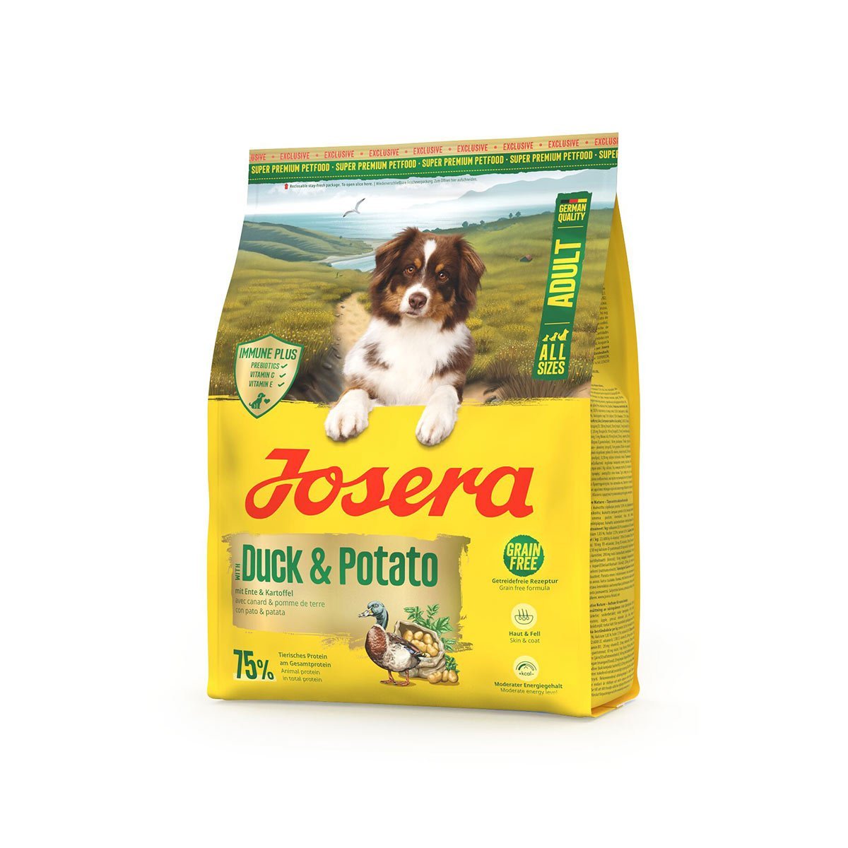 Josera Ente und Kartoffel Trockenfutter Natur