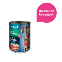 ZooRoyal Hunde-Nassfutter mit Wildvariation