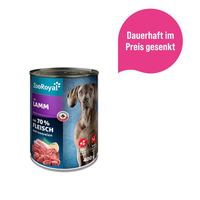 ZooRoyal Hunde-Nassfutter mit Lamm