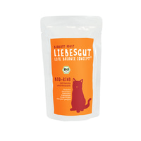 Liebesgut Biokost Adult Katze mit Rind, Karotten und Amaranth