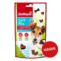 ZooRoyal Hundesnack Softmix mit Rind, Lamm &amp; Huhn 10x60g