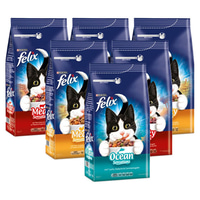 Felix Sensations Katzenfutter 6x2kg Trockenfutter