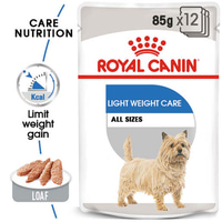 ROYAL CANIN LIGHT WEIGHT CARE Nassfutter für Hunde mit Neigung zu Übergewicht12x85g