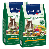 Vitakraft Emotion Beauty Selection Adult Zwergkaninchen 2x1,5kg