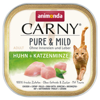 animonda Carny Pure &amp; Mild Adult Huhn + Katzenminze