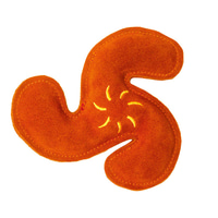 Aumüller Hundespielzeug Wurfstern orange