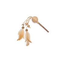 Beeztees Spielball Juto mit Federn und Katzenminze