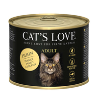 Cat's Love Nassfutter Huhn Pur mit Leinöl und Brennnessel