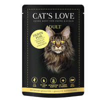 Cat's Love Nassfutter Huhn Pur mit Leinöl &amp; Brennnessel