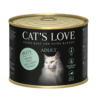 Cat's Love Nassfutter Pute Pur mit Lachsöl und Katzengamander