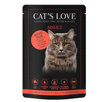 Cat's Love Nassfutter Rind Pur mit Distelöl &amp; Löwenzahn