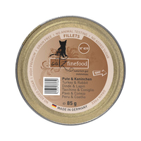 catz finefood Fillets N°409 Pute &amp; Kaninchen in Jelly