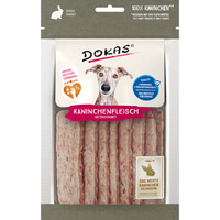 Dokas Hundesnack Kaninchenfleisch getrocknet