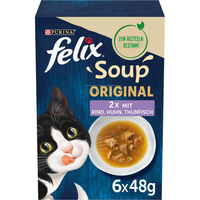 FELIX Soup Gemischte Vielfalt mit Rind, Huhn und Thunfisch
