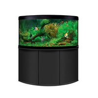 Fluval Komplett Eck-Aquarium mit Unterschrank Venezia 350