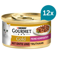 GOURMET Gold Feine Komposition mit Ente und Truthahn