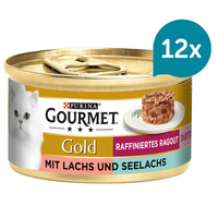 GOURMET Gold Raffiniertes Ragout Duetto mit Lachs und Seelachs