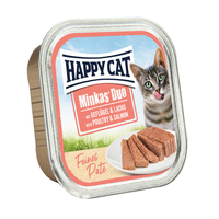 Happy Cat Minkas Duo Geflügel &amp; Lachs Paté