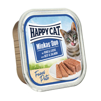 Happy Cat Minkas Duo Rind &amp; Lachs Paté