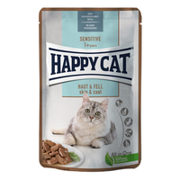 Happy Cat Sensitive Meat in Sauce Haut &amp; Fell Pouch